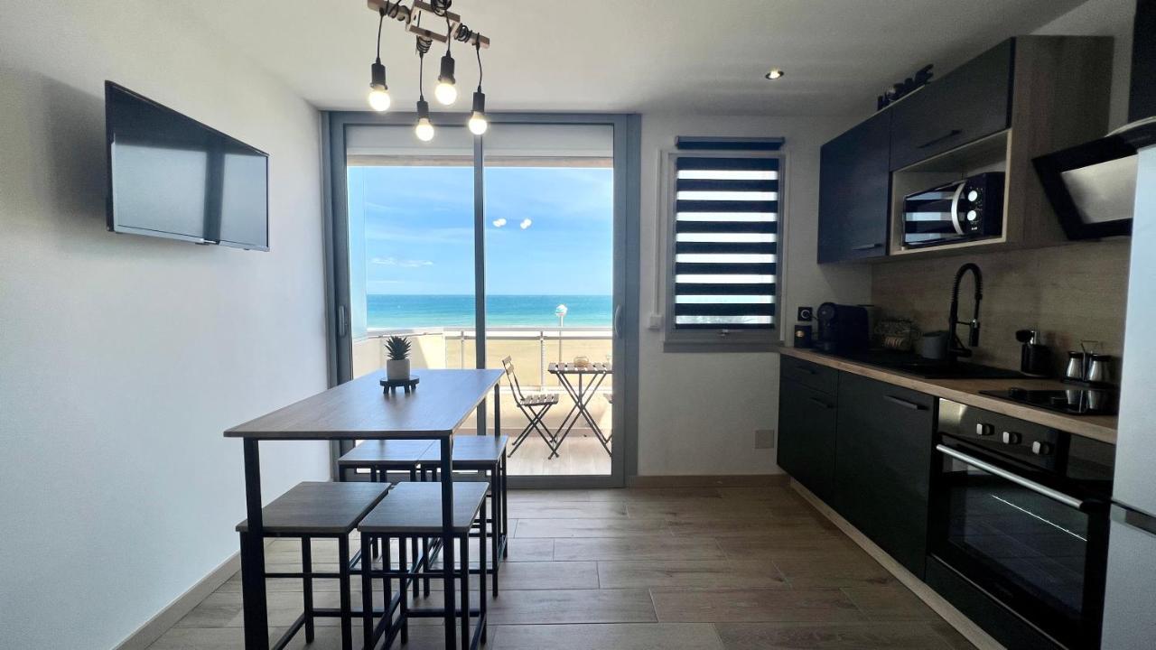 Appartement Cosy, Vue Mer Avec Parking Privatif Canet-en-Roussillon Dış mekan fotoğraf