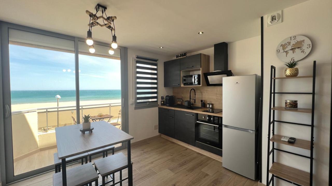 Appartement Cosy, Vue Mer Avec Parking Privatif Canet-en-Roussillon Dış mekan fotoğraf